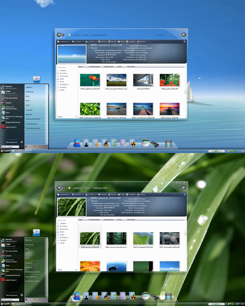windows 7 theme 3d fully customized 2011 setup free download